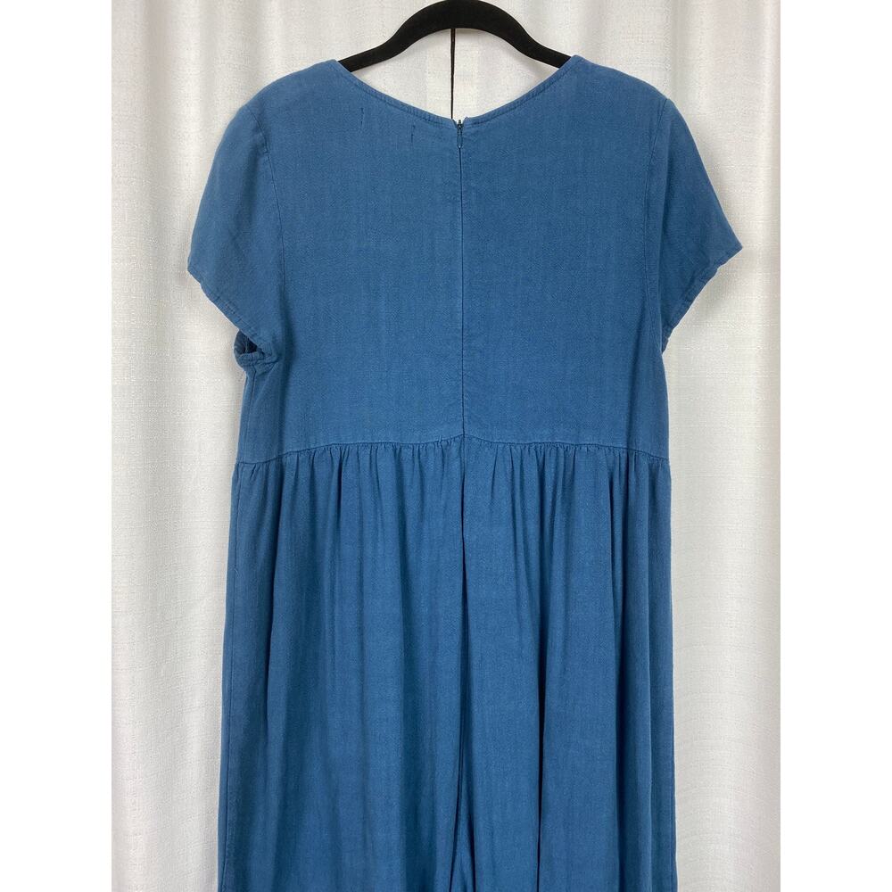 Natural Life Blue Avery Wide Leg Linen Blend Jumpsuit Sz.XS/S - Picture 11 of 16